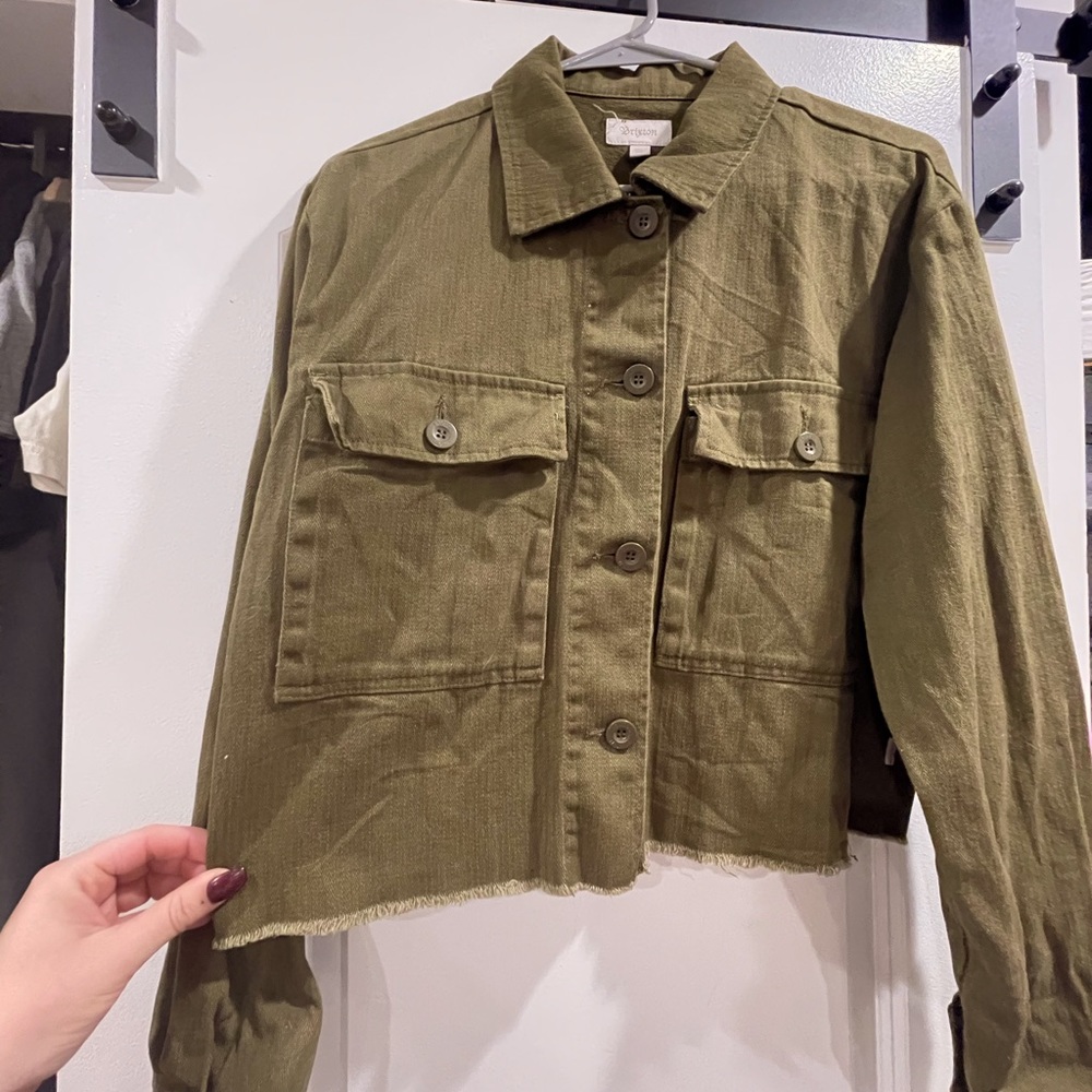 Brixton Crop Military Jacket